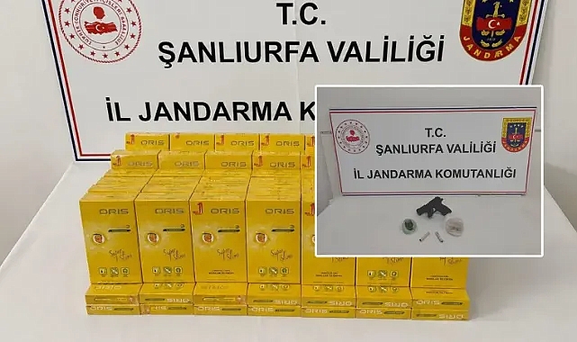 Urfa'nın iki ilçesinde operasyon: Uyuşturucu ve silah ele geçirildi
