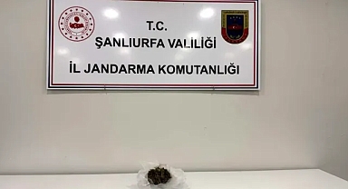 Viranşehir'de jandarmadan uyuşturucu operasyonu: Esrar ele geçirildi